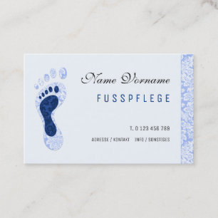 fusspflege visitenkarte
