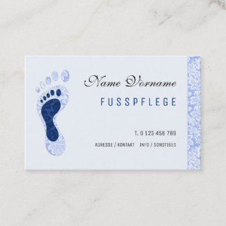fusspflege visitenkarte
