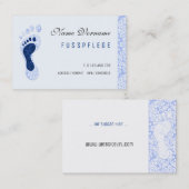 fusspflege visitenkarte (Vorne/Hinten)