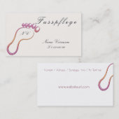 fusspflege visitenkarte (Vorne/Hinten)