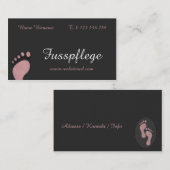 fusspflege visitenkarte (Vorne/Hinten)