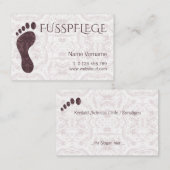 fusspflege visitenkarte (Vorne/Hinten)
