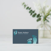 Fußpflege-Visitenkarte Visitenkarte (Stehend Vorderseite)