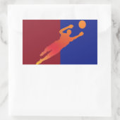 Fußpflegelaufkleber Rechteckiger Aufkleber (Tasche)