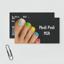 Fußpfleger-Techniker Nageltechniker Vcard QR