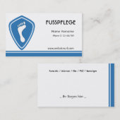 fusspglege visitenkarte (Vorne/Hinten)