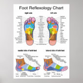 Fußreflexologie 22x29" poster (Vorne)