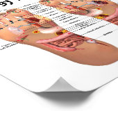 Fußreflexologie 8x7" poster (Ecke)