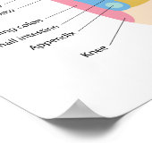 Fußreflexologie Diagramm 20" x 16" (Matte) Poster (Ecke)