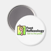 Fußreflexologie Magnet (Vorderseite/Rückseite)
