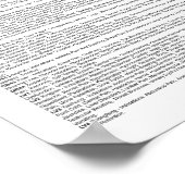 Fußreflexologie und Akupunkturposter Poster (Ecke)