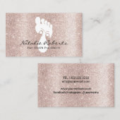 Fußreflexzonenmassage Wellness-Center Rose Goldmas Visitenkarte (Vorne/Hinten)