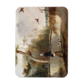 Fußschädigung (Öl auf Leinwand) Magnet (Vertikal)