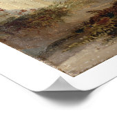 Fußschädigung (Öl auf Leinwand) Poster (Ecke)