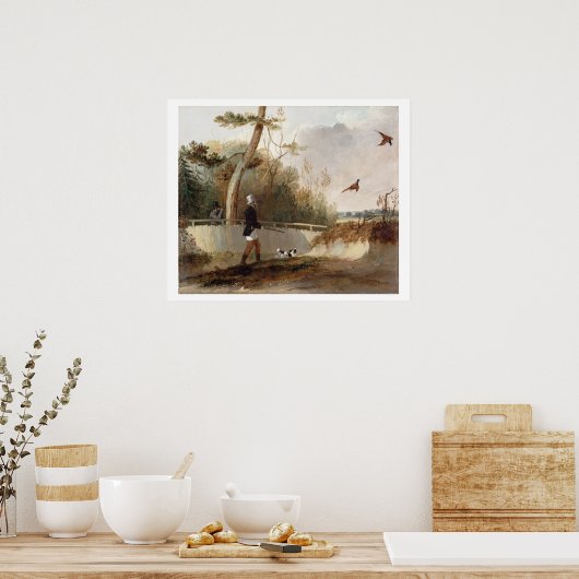 Fußschädigung (Öl auf Leinwand) Poster (Küche)