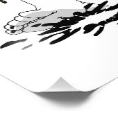 Fußschritt Fotodruck (Ecke)