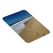 Fußspuren am Strand, in Mabibi, in Thongaland Magnet (Rechte Seite)