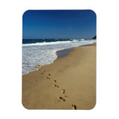 Fußspuren am Strand, in Mabibi, in Thongaland Magnet (Vertikal)