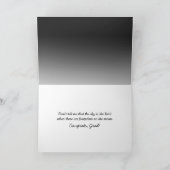 Fußspuren auf dem Mond-Abschluss Karte (Innenseite)