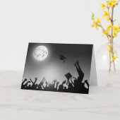 Fußspuren auf dem Mond-Abschluss Karte (Gelbe Blume)