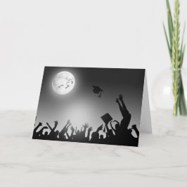 Fußspuren auf dem Mond-Abschluss Karte