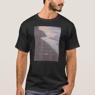 Fußspuren dort, wo ich Ihnen Zitate vorgelegt habe T-Shirt
