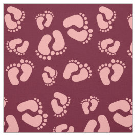 Fußspuren Fussabdrücke Baby Füßchen Stoffmuster Stoff