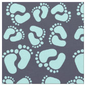 Fußspuren Fussabdrücke Baby Füßchen Stoffmuster Stoff (Nahaufnahme)