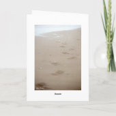 Fußspuren - Fußspuren Karte (Rückseite)