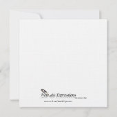 Fußspuren im Rahmen der Einladung zum Sand-Anniver (Rückseite)