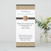 Fußspuren im Rahmen des Sand Wedding Program Programm (Stehend Vorderseite)