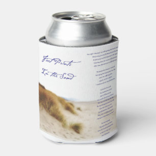 Fußspuren im Sand Dosenkühler