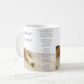 Fußspuren im Sand Kaffeetasse (Vorderseite Links)