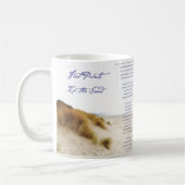 Fußspuren im Sand Kaffeetasse (Links)