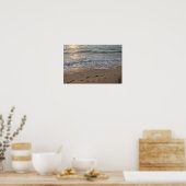 Fußspuren im Sand Poster (Küche)