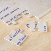 Fußspuren im Sand Puzzle (Seite)