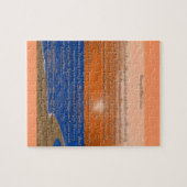 Fußspuren im Sandgedicht Puzzle (Horizontal)