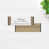 Fußspuren in den Sand Wedding Drink Tickets (Schreibtisch)