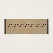 Fußspuren in den Sand Wedding Drink Tickets (Rückseite)