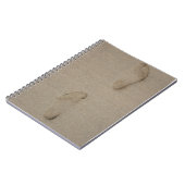 Fußspuren Notizblock (Linke Seite)