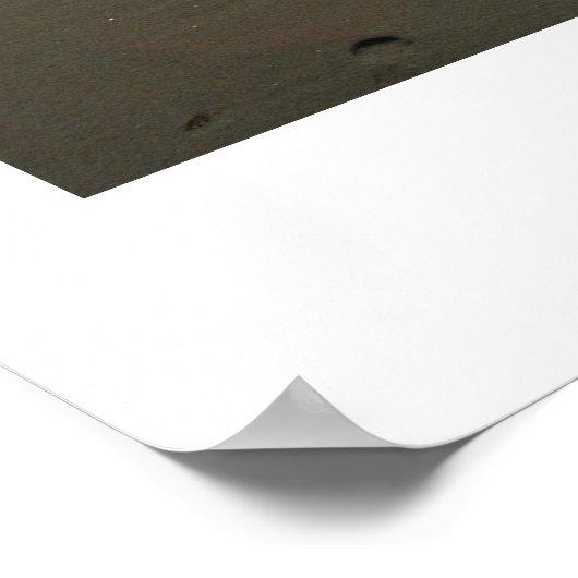 Fußspuren Poster (Ecke)