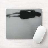 Fußspuren verschwinden im Nebel Mousepad (Mit Mouse)
