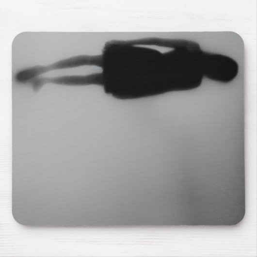 Fußspuren verschwinden im Nebel Mousepad (Vorne)