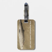 Fußstapfen Gepäckanhänger (Rückseite vertikal)