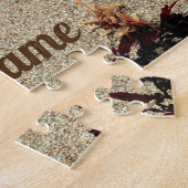 Fußstapfen Kuss im Sand Puzzle (Seite)