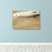 Fußstapfen Leinwanddruck (Insitu (Holzboden))