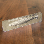 Fußstapfen Namensplakette (Seite)