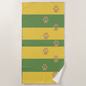 Fußstapfen Strandtuch (Vorderseite)