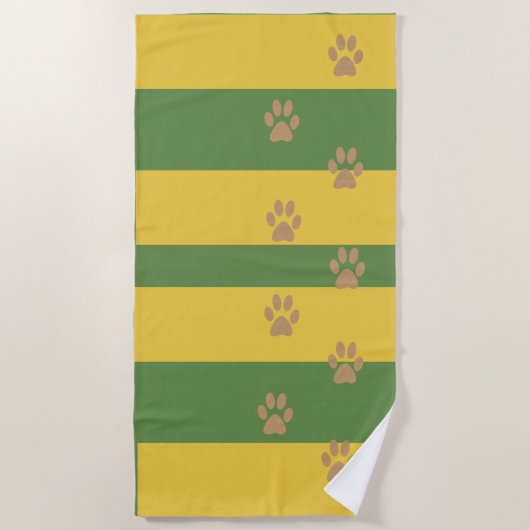 Fußstapfen Strandtuch (Vorderseite)