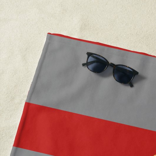 Fußstapfen Strandtuch (Beispiel)